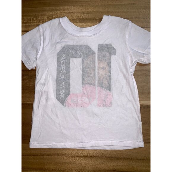 Lionel Messi Kids Toddlers T-Shirt White Greatest Of All Time Print Size 3T - Picture 7 of 10